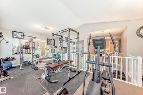 25 Woodbridge Link, Fort Saskatchewan, AB - Indoor Photo Showing Gym Room