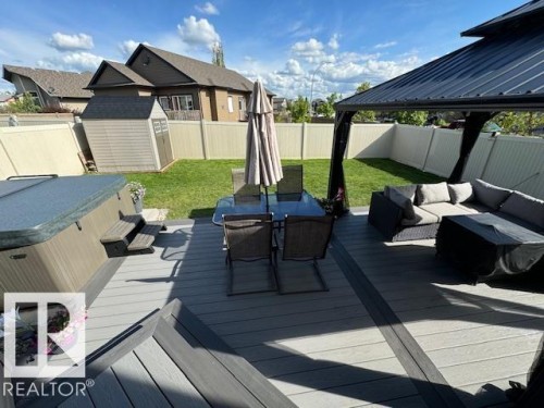 25 Woodbridge Link, Fort Saskatchewan, AB - Outdoor With Deck Patio Veranda