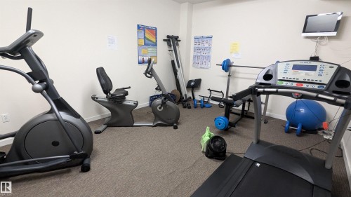 203 11140 68 Avenue, Edmonton, AB - Indoor Photo Showing Gym Room