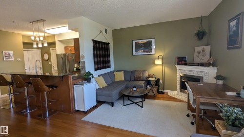 203 11140 68 Avenue, Edmonton, AB - Indoor With Fireplace