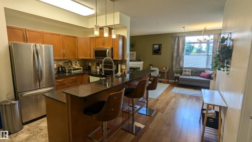 203 11140 68 Avenue, Edmonton, AB - Indoor Photo Showing Kitchen