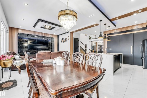 2123 18 Avenue, Edmonton, AB - Indoor Photo Showing Dining Room