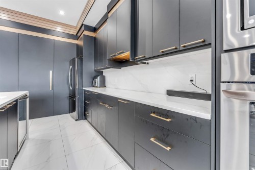 2123 18 Avenue, Edmonton, AB - Indoor Photo Showing Kitchen With Upgraded Kitchen