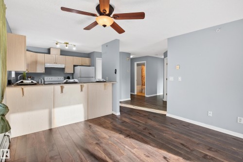 418 10403 98 Avenue, Edmonton, AB - Indoor Photo Showing Kitchen With Double Sink