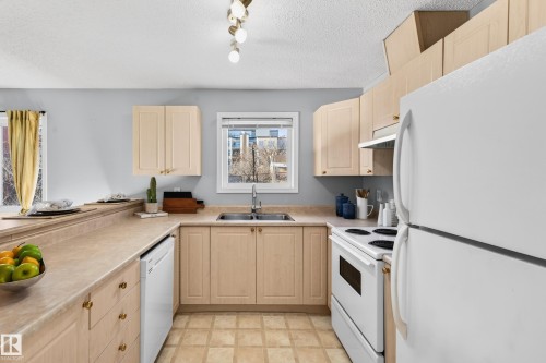 418 10403 98 Avenue, Edmonton, AB - Indoor Photo Showing Kitchen With Double Sink