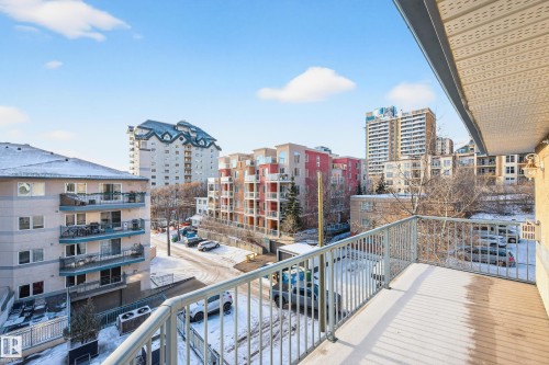 418 10403 98 Avenue, Edmonton, AB - Outdoor With Balcony