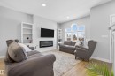 429 Pioneer Road, Spruce Grove, AB  - Indoor Photo Showing Living Room With Fireplace 