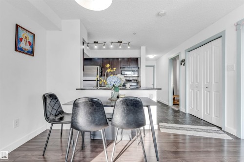 308 1080 Mcconachie Boulevard Nw, Edmonton, AB - Indoor Photo Showing Dining Room