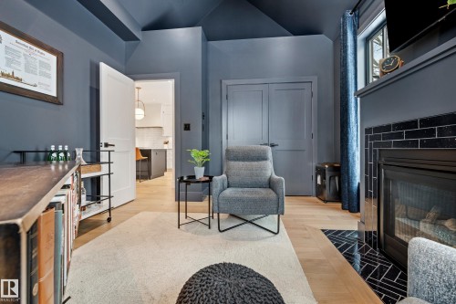 13915 104 Avenue, Edmonton, AB - Indoor With Fireplace