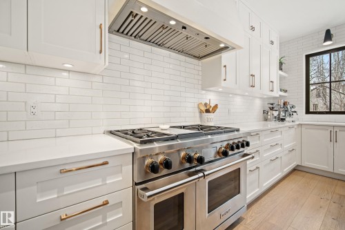 13915 104 Avenue, Edmonton, AB - Indoor Photo Showing Kitchen With Upgraded Kitchen