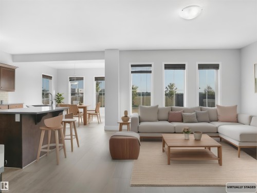 5903 12 Avenue, Edmonton, AB - Indoor Photo Showing Living Room