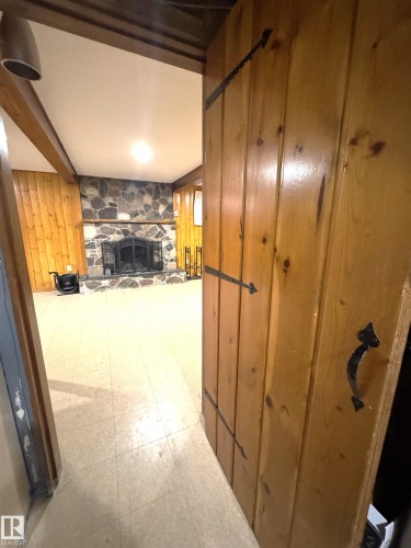 5015 47 Ave, Onoway, AB - Indoor Photo Showing Other Room With Fireplace