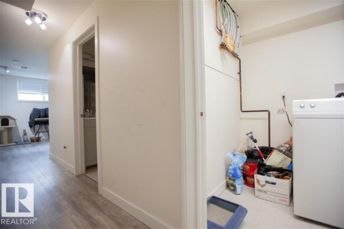 Bsmt 11403 83 Street, Edmonton, AB - Indoor Photo Showing Laundry Room
