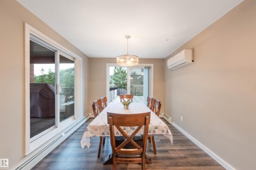 121 5504 Schonsee Drive, Edmonton, AB - Indoor Photo Showing Dining Room