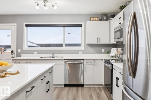 2095 Graydon Hill Crescent, Edmonton, AB - Indoor Photo Showing Kitchen With Double Sink With Upgraded Kitchen