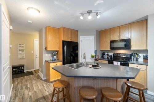 109 Rue Magnan, Beaumont, AB - Indoor Photo Showing Kitchen With Double Sink