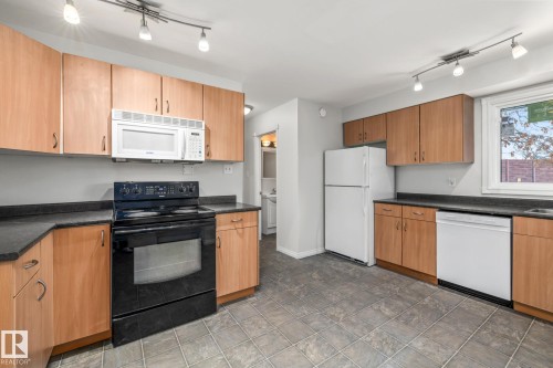 145B Royal Road, Edmonton, AB - Indoor Photo Showing Kitchen With Double Sink