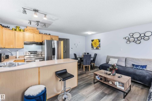 10 451 Hyndman Crescent, Edmonton, AB - Indoor Photo Showing Kitchen With Double Sink
