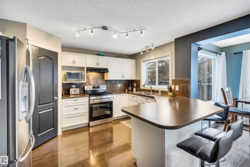 139 Chestermere Crescent, Sherwood Park, AB - Indoor Photo Showing Kitchen With Stainless Steel Kitchen With Double Sink