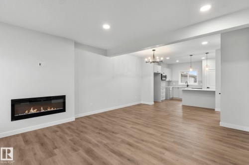 11 Sereno Lane, Fort Saskatchewan, AB - Indoor Photo Showing Living Room With Fireplace