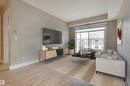 406 528 Griesbach Parade, Edmonton, AB  - Indoor Photo Showing Living Room 