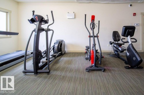 412 16235 51 Street, Edmonton, AB - Indoor Photo Showing Gym Room