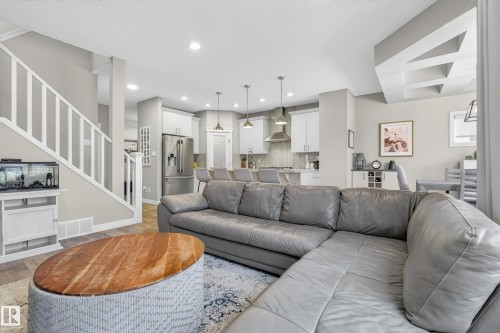 1222 164A Street, Edmonton, AB - Indoor Photo Showing Living Room