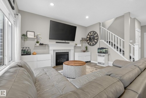 1222 164A Street, Edmonton, AB - Indoor With Fireplace