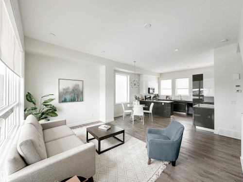 5 130 Element Dr, St. Albert, AB - Indoor Photo Showing Living Room