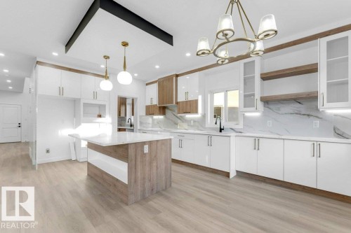 6032 19 Street, Rural Leduc County, AB - Indoor Photo Showing Kitchen With Upgraded Kitchen