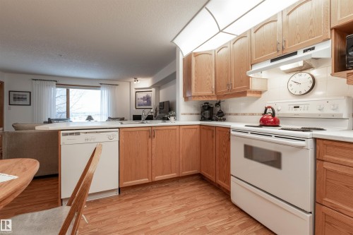 134 200 Bethel Drive, Sherwood Park, AB - Indoor Photo Showing Kitchen With Double Sink