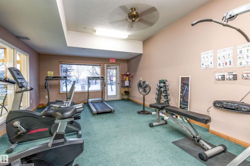 134 200 Bethel Drive, Sherwood Park, AB - Indoor Photo Showing Gym Room