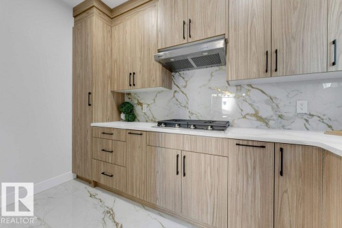 4012 40 Street, Beaumont, AB - Indoor Photo Showing Kitchen With Upgraded Kitchen