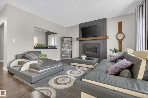 7816 18 Avenue, Edmonton, AB - Indoor With Fireplace