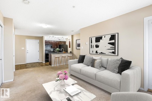 312 1060 Mcconachie Boulevard, Edmonton, AB - Indoor Photo Showing Living Room