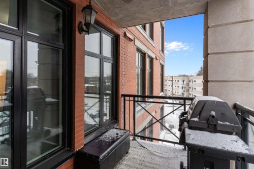 402 9020 Jasper Avenue, Edmonton, AB - Outdoor With Balcony With Exterior