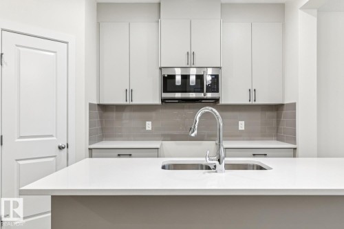 309 26 Street, Edmonton, AB - Indoor Photo Showing Kitchen With Double Sink With Upgraded Kitchen