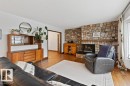 13 Glenwood Crescent, St. Albert, AB  - Indoor Photo Showing Living Room With Fireplace 