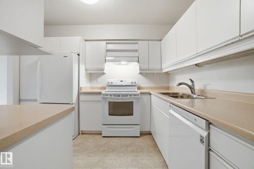 101 11115 80 Avenue, Edmonton, AB - Indoor Photo Showing Kitchen With Double Sink