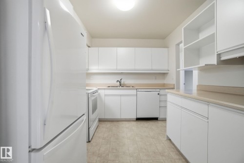 101 11115 80 Avenue, Edmonton, AB - Indoor Photo Showing Kitchen With Double Sink