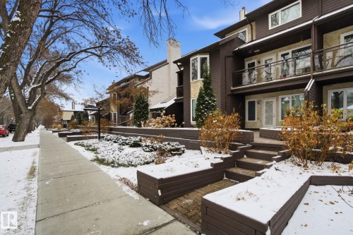 101 11115 80 Avenue, Edmonton, AB - Outdoor With Deck Patio Veranda