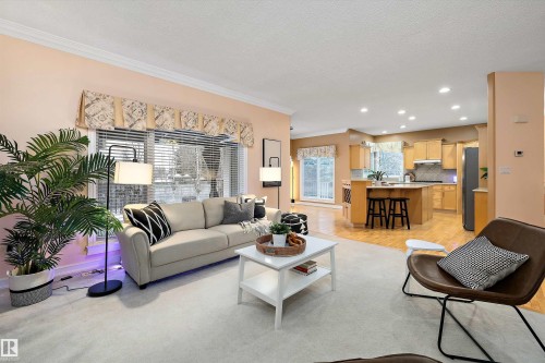 318 Darlington Crescent, Edmonton, AB - Indoor Photo Showing Living Room