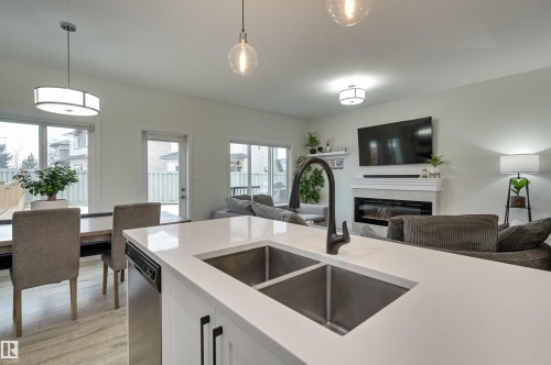 7234 Chivers Place, Edmonton, AB - Indoor With Fireplace