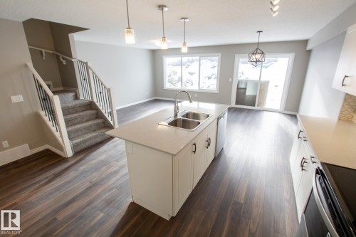 344 172 Avenue, Edmonton, AB - Indoor Photo Showing Kitchen With Double Sink