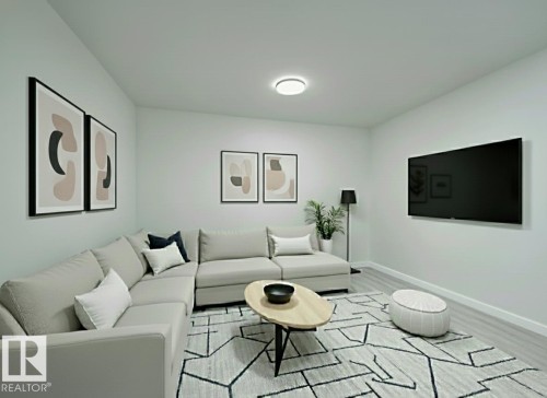17732 7 Street, Edmonton, AB - Indoor Photo Showing Living Room