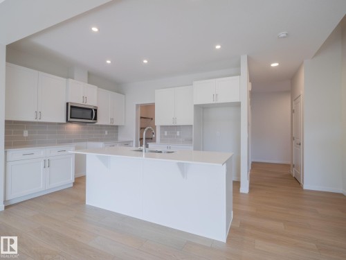 17728 7 Street, Edmonton, AB - Indoor Photo Showing Kitchen With Upgraded Kitchen