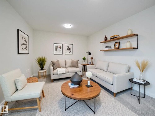 17728 7 Street, Edmonton, AB - Indoor Photo Showing Living Room