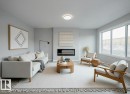 346 172 Avenue, Edmonton, AB  - Indoor Photo Showing Living Room With Fireplace 