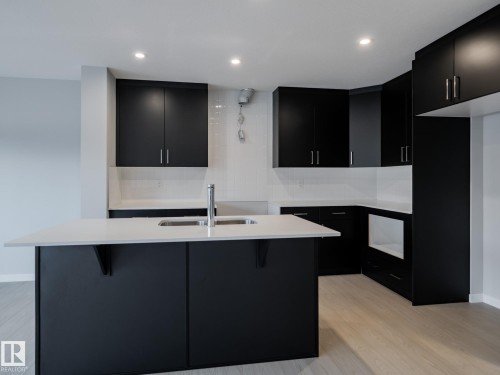 346 172 Avenue, Edmonton, AB - Indoor Photo Showing Kitchen With Double Sink