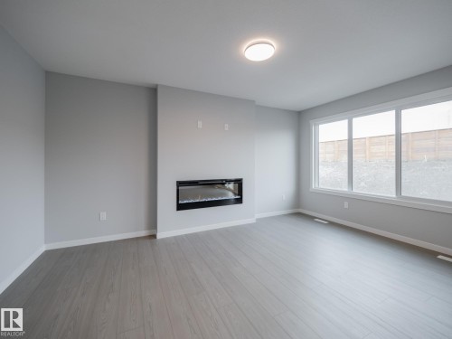 346 172 Avenue, Edmonton, AB - Indoor Photo Showing Living Room With Fireplace